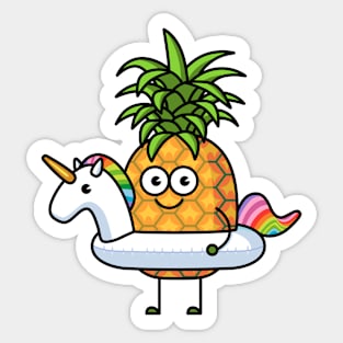 Summer Pineapple Sticker